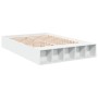 Estructura de cama madera de ingeniería blanca 150x200 cm de vidaXL, Camas y somieres - Ref: Foro24-3280559, Precio: 144,68 €...