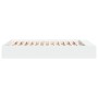 Estructura de cama madera de ingeniería blanca 150x200 cm de vidaXL, Camas y somieres - Ref: Foro24-3280559, Precio: 144,68 €...