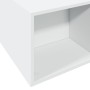 Estructura de cama madera de ingeniería blanca 150x200 cm de vidaXL, Camas y somieres - Ref: Foro24-3280559, Precio: 144,68 €...