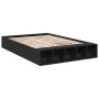 Estructura de cama madera de ingeniería negra 140x200 cm de vidaXL, Camas y somieres - Ref: Foro24-3280567, Precio: 173,74 €,...