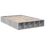Estructura de cama madera de ingeniería gris Sonoma 135x190 cm de vidaXL, Camas y somieres - Ref: Foro24-3280592, Precio: 134...