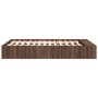 Estructura de cama madera de ingeniería marrón roble 120x190 cm de vidaXL, Camas y somieres - Ref: Foro24-3280600, Precio: 12...