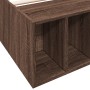 Estructura de cama madera de ingeniería roble marrón 90x200 cm de vidaXL, Camas y somieres - Ref: Foro24-3280614, Precio: 108...