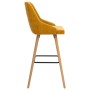 Taburetes de cocina 2 unidades terciopelo amarillo de vidaXL, Taburetes de cocina - Ref: Foro24-289470, Precio: 177,41 €, Des...
