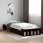Black engineered wood bed frame 90x190 cm by vidaXL, Beds and slatted bases - Ref: Foro24-3280616, Price: 104,79 €, Discount: %