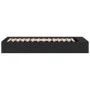 Black engineered wood bed frame 90x190 cm by vidaXL, Beds and slatted bases - Ref: Foro24-3280616, Price: 104,79 €, Discount: %
