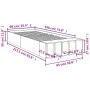 Black engineered wood bed frame 90x190 cm by vidaXL, Beds and slatted bases - Ref: Foro24-3280616, Price: 104,79 €, Discount: %