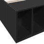 Estructura de cama madera de ingeniería negra 75x190 cm de vidaXL, Camas y somieres - Ref: Foro24-3280623, Precio: 103,37 €, ...