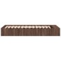 Estructura de cama madera de ingeniería roble marrón 75x190 cm de vidaXL, Camas y somieres - Ref: Foro24-3280628, Precio: 103...