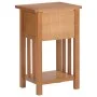 Mesa revistero con cajón madera maciza de roble 35x27x55 cm de vidaXL, Mesas auxiliares - Ref: Foro24-289182, Precio: 97,53 €...