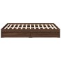 Cama con cajones madera de ingeniería marrón roble 140x200 cm de vidaXL, Camas y somieres - Ref: Foro24-3280663, Precio: 207,...