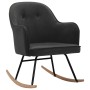 Silla mecedora de terciopelo gris oscuro de vidaXL, Mecedoras - Ref: Foro24-289900, Precio: 116,23 €, Descuento: %