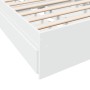 Cama con cajones madera de ingeniería blanca 75x190 cm de vidaXL, Camas y somieres - Ref: Foro24-3280713, Precio: 125,09 €, D...