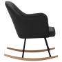 Silla mecedora de terciopelo gris oscuro de vidaXL, Mecedoras - Ref: Foro24-289900, Precio: 116,23 €, Descuento: %