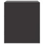 Mesita de noche acero negra 34,5x39x44 cm de vidaXL, Mesitas de noche - Ref: Foro24-841751, Precio: 52,18 €, Descuento: %