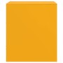 Mesitas de noche 2 uds acero amarillo mostaza 34,5x39x44 cm de vidaXL, Mesitas de noche - Ref: Foro24-841758, Precio: 82,28 €...