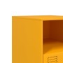 Mesitas de noche 2 uds acero amarillo mostaza 34,5x39x44 cm de vidaXL, Mesitas de noche - Ref: Foro24-841758, Precio: 82,28 €...