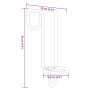 Gancho de cubo portátil acero galvanizado plateado de vidaXL, Pienso para caballos - Ref: Foro24-172468, Precio: 18,00 €, Des...