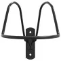Soporte de casco de equitación montaje en pared acero negro de vidaXL, Equipo y accesorios para equitación - Ref: Foro24-1724...