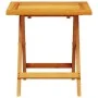 Mesa auxiliar de jardín madera maciza de acacia 40x40x40 cm de vidaXL, Mesas de jardín - Ref: Foro24-366513, Precio: 40,34 €,...