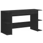 Escritorio madera de ingeniería negro 140x50x75 cm de vidaXL, Escritorios - Ref: Foro24-840549, Precio: 89,99 €, Descuento: %