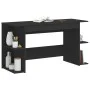 Escritorio madera de ingeniería negro 140x50x75 cm de vidaXL, Escritorios - Ref: Foro24-840549, Precio: 89,99 €, Descuento: %
