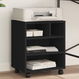 Soporte para impresora con ruedas negro 41x32x48 cm de vidaXL, Soportes para impresoras - Ref: Foro24-840619, Precio: 45,47 €...