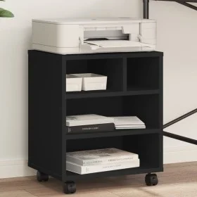 Soporte para impresora con ruedas negro 41x32x48 cm de vidaXL, Soportes para impresoras - Ref: Foro24-840619, Precio: 44,99 €...