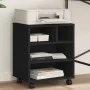 Soporte para impresora con ruedas negro 41x32x48 cm de vidaXL, Soportes para impresoras - Ref: Foro24-840619, Precio: 44,99 €...