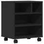 Soporte para impresora con ruedas negro 41x32x48 cm de vidaXL, Soportes para impresoras - Ref: Foro24-840619, Precio: 44,99 €...