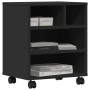 Soporte para impresora con ruedas negro 41x32x48 cm de vidaXL, Soportes para impresoras - Ref: Foro24-840619, Precio: 45,47 €...