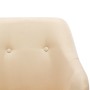 Silla mecedora de tela crema de vidaXL, Mecedoras - Ref: Foro24-289529, Precio: 135,65 €, Descuento: %