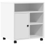 Soporte para impresora con ruedas blanco 60x50x67 cm de vidaXL, Soportes para impresoras - Ref: Foro24-840625, Precio: 82,32 ...