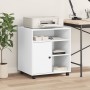 Soporte para impresora con ruedas blanco 60x50x67 cm de vidaXL, Soportes para impresoras - Ref: Foro24-840625, Precio: 82,32 ...