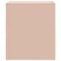 Mesita de noche acero rosa 34,5x39x44 cm de vidaXL, Mesitas de noche - Ref: Foro24-841621, Precio: 53,92 €, Descuento: %