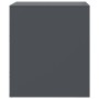 Mesita de noche acero gris antracita 34,5x39x44 cm de vidaXL, Mesitas de noche - Ref: Foro24-841623, Precio: 53,92 €, Descuen...