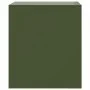 Mesitas de noche 2 unidades acero verde 34,5x39x44 cm de vidaXL, Mesitas de noche - Ref: Foro24-841628, Precio: 92,36 €, Desc...