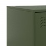 Mesitas de noche 2 unidades acero verde 34,5x39x44 cm de vidaXL, Mesitas de noche - Ref: Foro24-841628, Precio: 93,28 €, Desc...
