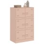 Aparador de acero rosa 67x39x107 cm de vidaXL, Aparadores - Ref: Foro24-841656, Precio: 130,74 €, Descuento: %