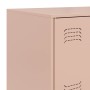 Aparador de acero rosa 67x39x107 cm de vidaXL, Aparadores - Ref: Foro24-841656, Precio: 130,74 €, Descuento: %