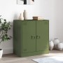 Aparador de acero verde oliva 67x39x73 cm de vidaXL, Aparadores - Ref: Foro24-841677, Precio: 105,91 €, Descuento: %