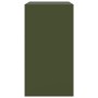 Aparador de acero verde oliva 67x39x73 cm de vidaXL, Aparadores - Ref: Foro24-841677, Precio: 105,91 €, Descuento: %