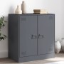 Aparador de acero antracita 67x39x73 cm de vidaXL, Aparadores - Ref: Foro24-841675, Precio: 94,21 €, Descuento: %