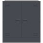 Aparador de acero antracita 67x39x73 cm de vidaXL, Aparadores - Ref: Foro24-841675, Precio: 94,21 €, Descuento: %