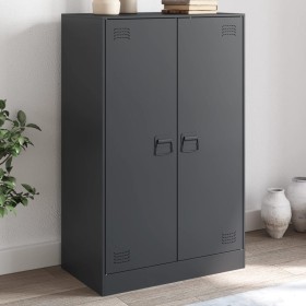 Aparador de acero antracita 67x39x107 cm de vidaXL, Aparadores - Ref: Foro24-841663, Precio: 126,03 €, Descuento: %