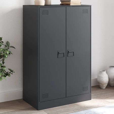 Aparador de acero antracita 67x39x107 cm de vidaXL, Aparadores - Ref: Foro24-841663, Precio: 126,03 €, Descuento: %