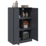 Aparador de acero antracita 67x39x107 cm de vidaXL, Aparadores - Ref: Foro24-841663, Precio: 126,03 €, Descuento: %