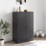 Aparador de acero negro 67x39x107 cm de vidaXL, Aparadores - Ref: Foro24-841661, Precio: 131,30 €, Descuento: %