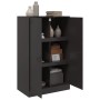 Aparador de acero negro 67x39x107 cm de vidaXL, Aparadores - Ref: Foro24-841661, Precio: 131,30 €, Descuento: %