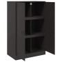 Aparador de acero negro 67x39x107 cm de vidaXL, Aparadores - Ref: Foro24-841661, Precio: 131,30 €, Descuento: %